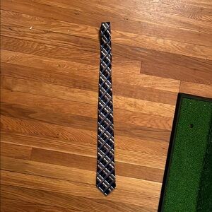 Plaid Tie - Blue and Gold